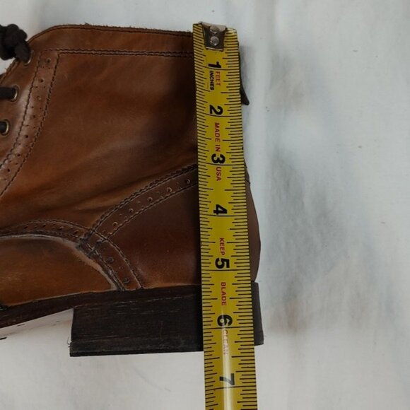 H by Hudson Angus Brown Leather Brogue Lace Up Boots Euro 43 - Picture 15 of 15